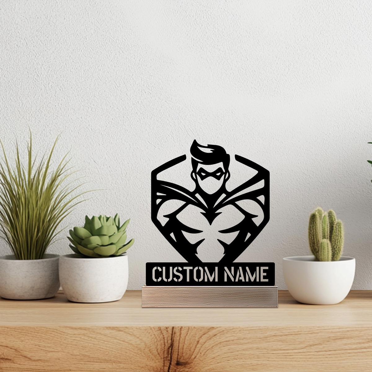 Art Craft Robot - 1pc Abstract robot Customized Name Metal