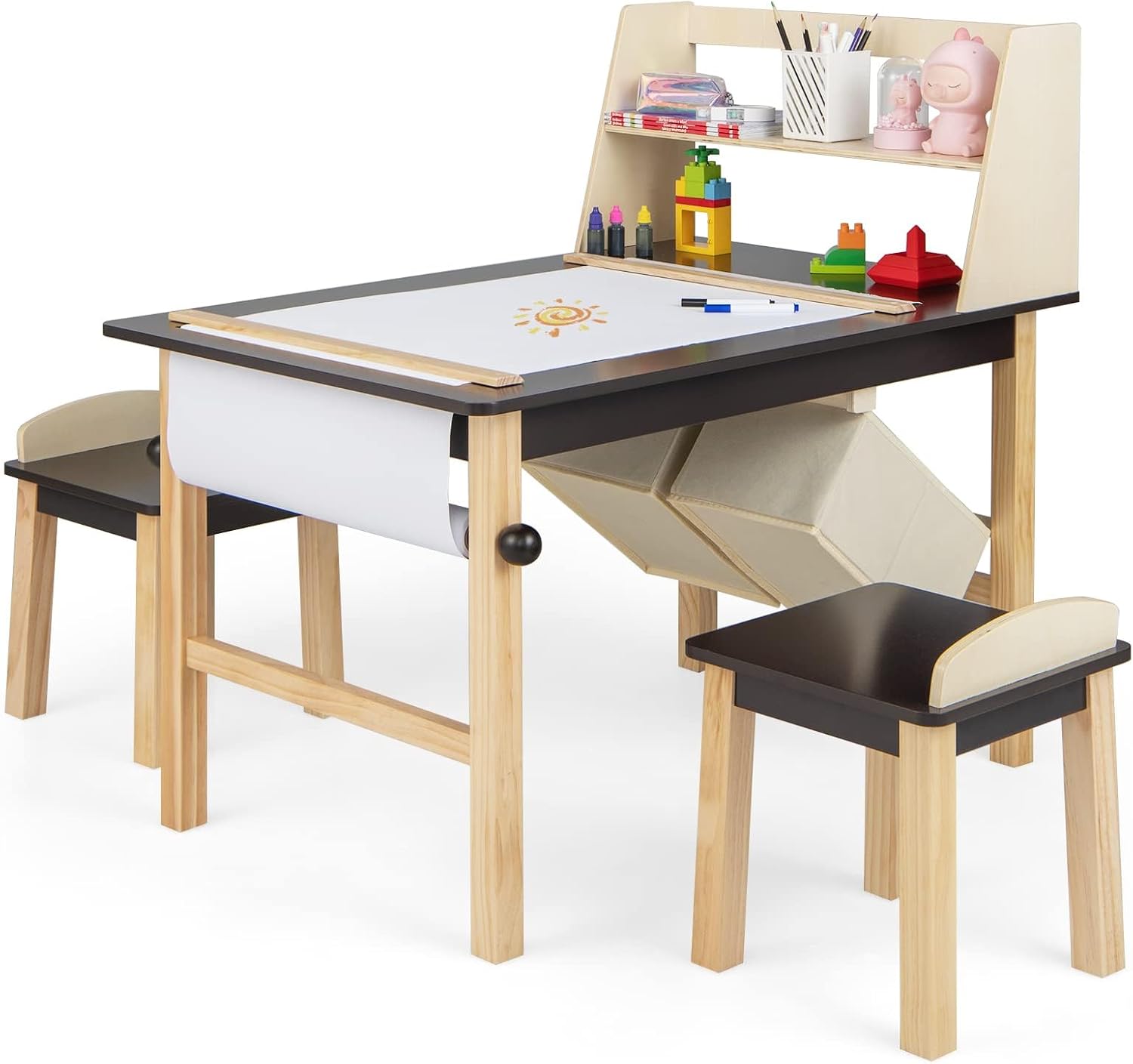 Art Craft For 3 Year Old - Kids Art Table and Chair Set,