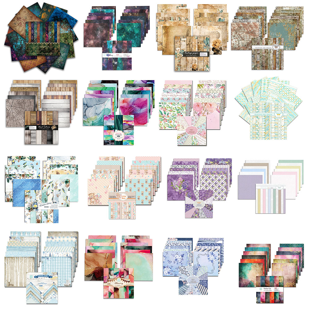 Art Craft Journal - 24 Sheets 30x30cm Scrapbook Paper Pad