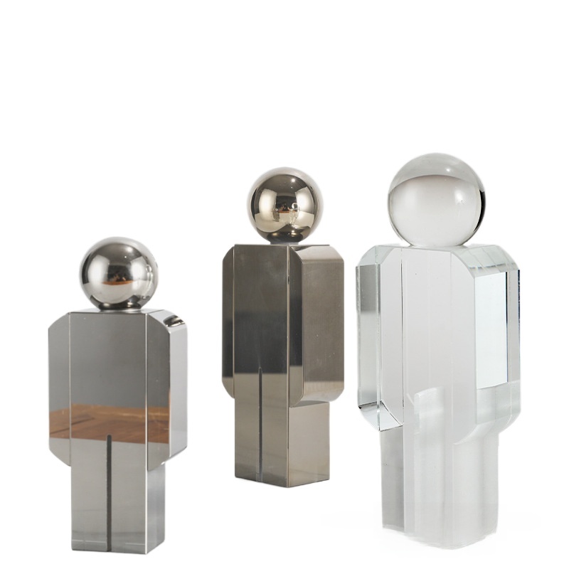 Art Craft Robot - Modern Creative Crystal Robot Ornament Living