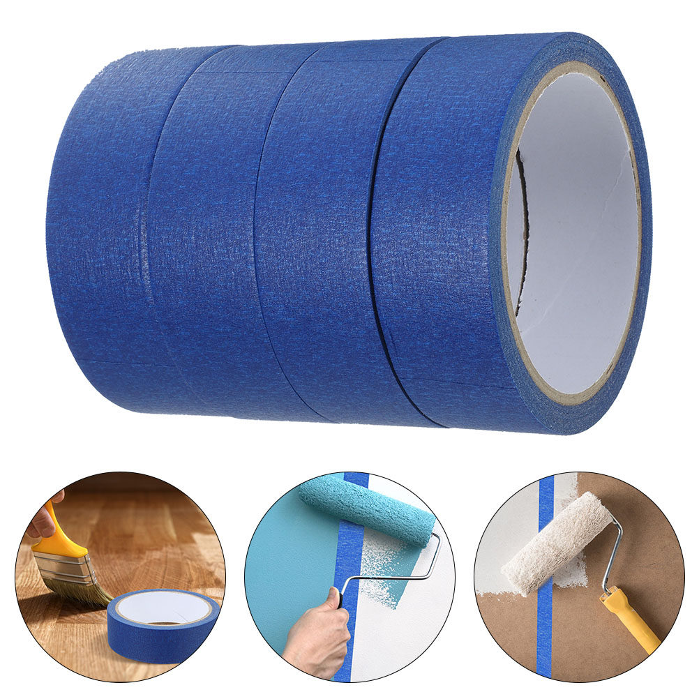 Art Craft Using Paper - 4 Rolls Vibrant Paper-Based Masking Tape