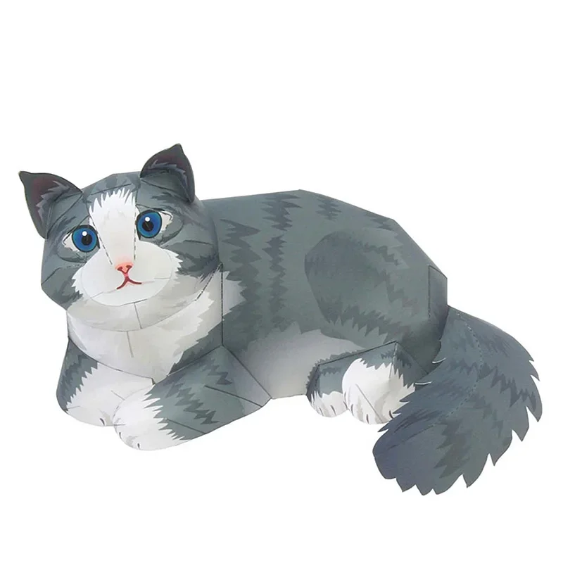 Art Craft Cat - Norwegian Forest Cat Folding Handmade Origami