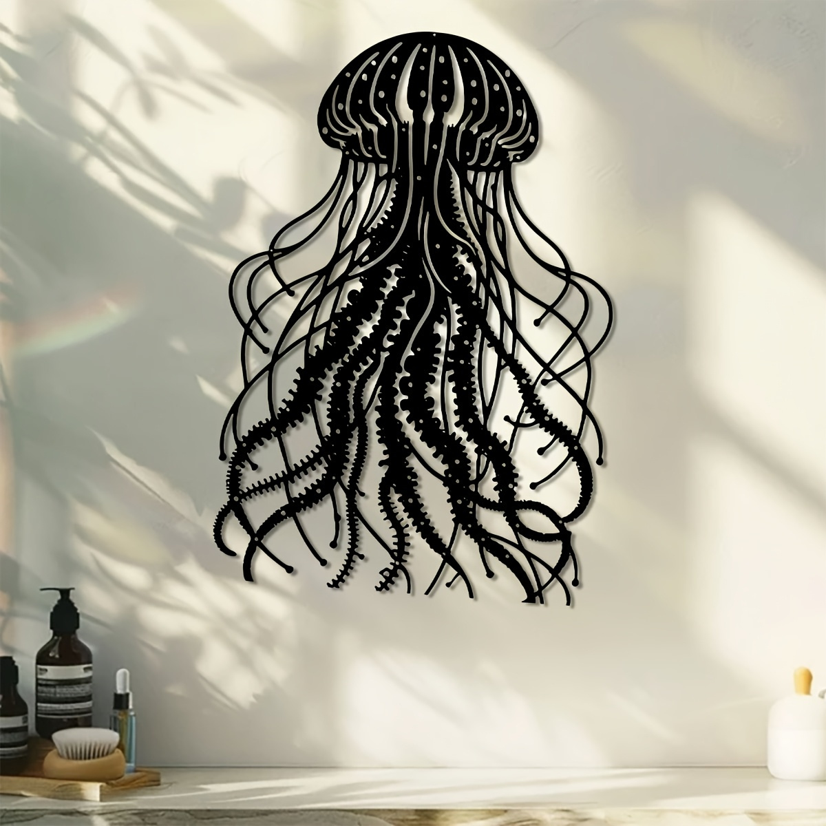 Art Craft Jellyfish - CIFBUY Metal Wall Art Jellyfish Sculpture