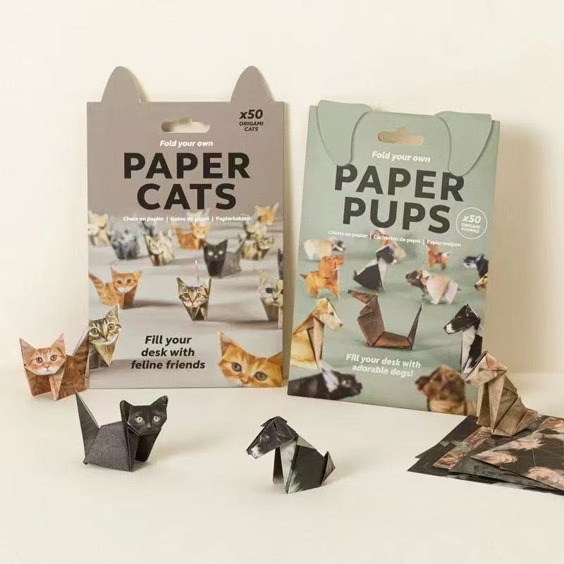 Art Craft Cat - Creative DIY Paper Cats 50 Sheets