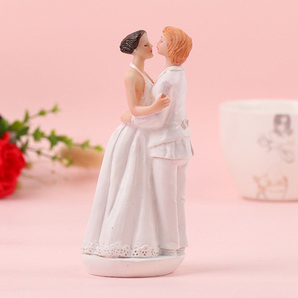 Art And Craft Valentine - Romantic Homesexual Resin Crafts Decoration 7x6.5x15cm