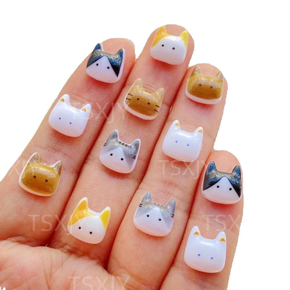 Art Craft Easter - 50pcs Cute Mini Cartoon Animal Kitten