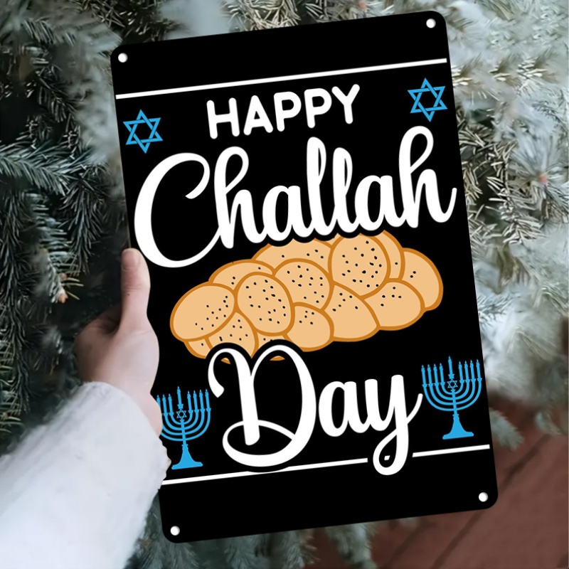 Art & Craft Be - CIFBUY Vintage Jewish Challah & Menorah