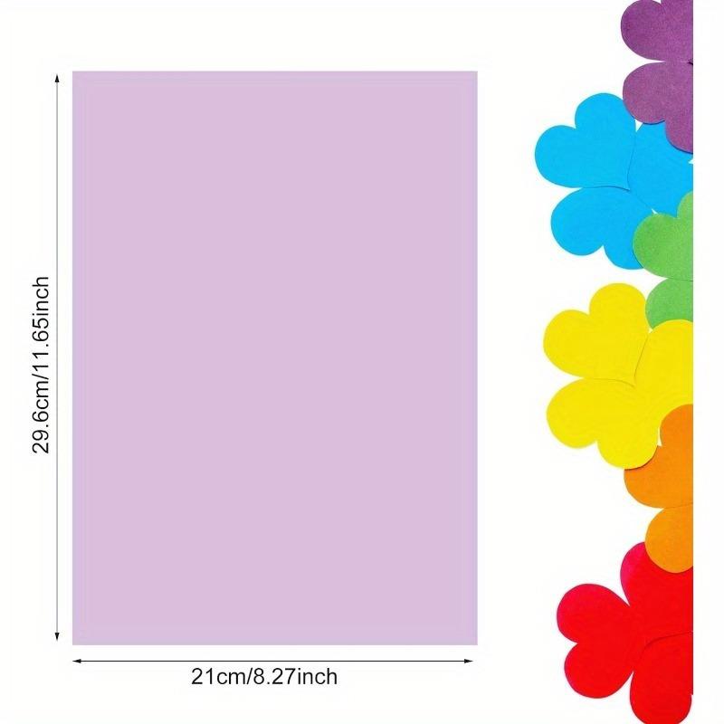 Art Craft Using Paper - 100Sheets A4 Colored Cardstock Different Colors