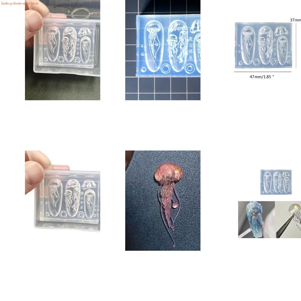 Art Craft Jellyfish - F92D Soft Silicone Jellyfish Moulds Art