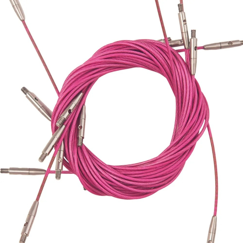 Knitting Needle Circular - 20-150cm Interchangeable Crochet Needles Rope Circular