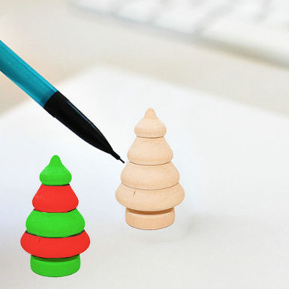 Art And Craft For Xmas - 20pcs Diy Painting Wooden Ornaments Snowman