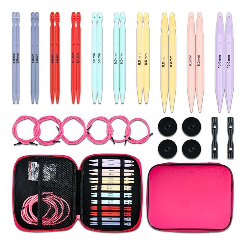 Knitting Needle Circular - ABYP Interchangeable Circular Knitting Needles Set
