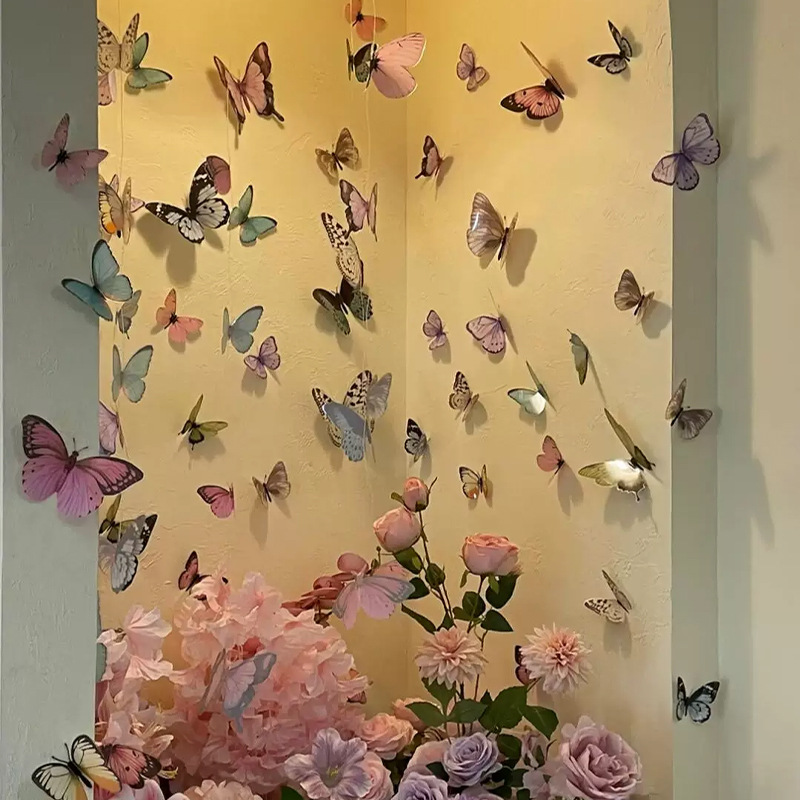 Art Craft Easter - 12pcs 3D Butterfly Wall Stickers DIY