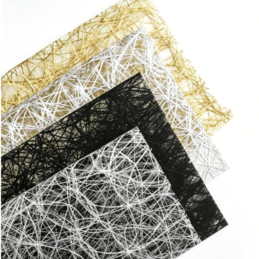 Art And Craft Valentine - New Raffia Texture Art Floral Wrap