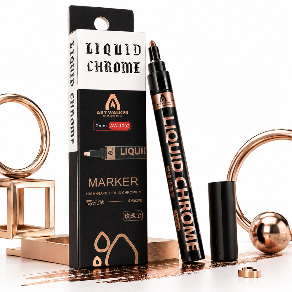 Art Craft Mirror - 2mm Liquid Chrome Marker High Gloss