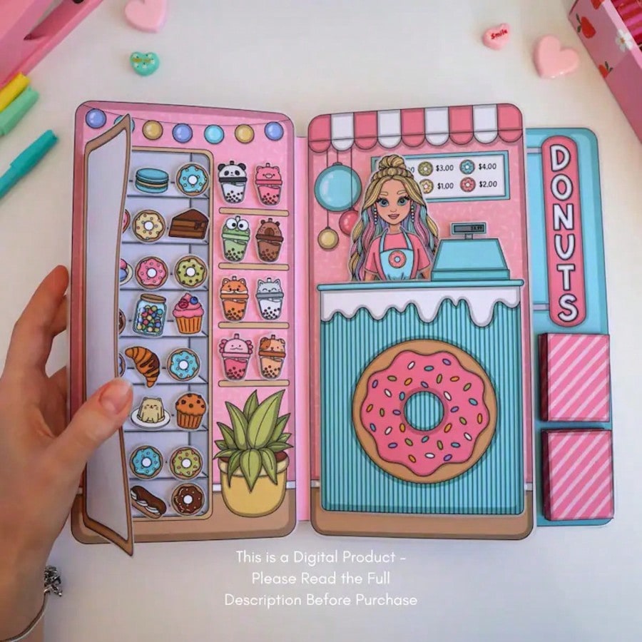 Donut Shop Pretend Play Kit, D - Art Craft For 3 Year Old recension och pris