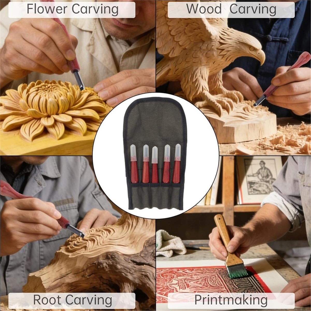 A89X 5 Pcs Linocut Carving Too - Linocut Carving Tool recension och pris