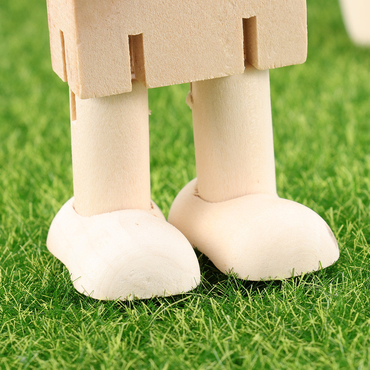 3Pcs Wooden Movable Joints Rob - Art Craft Robot recension och pris