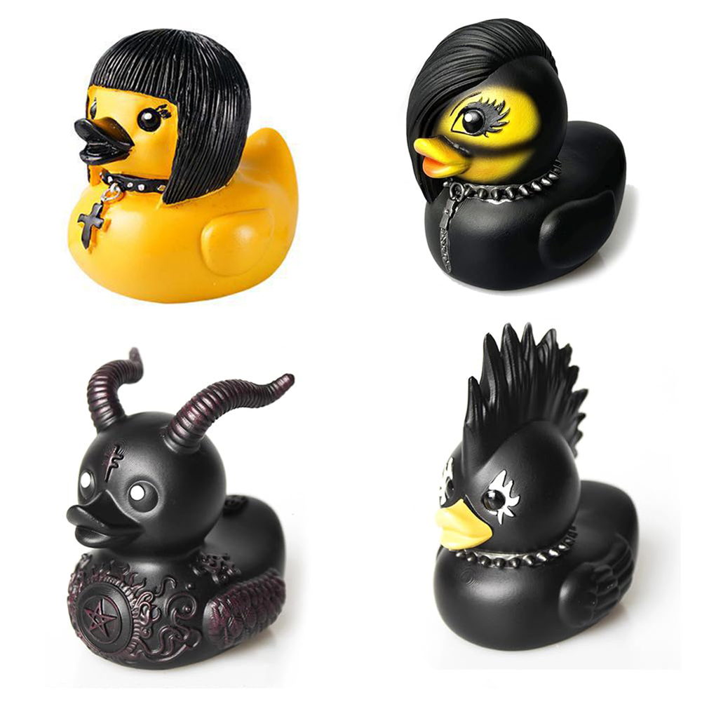 Gothic Satan Duck Statue Goth  - Art Craft Duck recension och pris