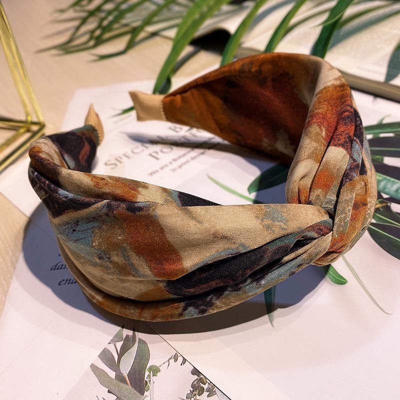 Tie-Dye Printed Headband - Vin - Silk Painting Dye recension och pris