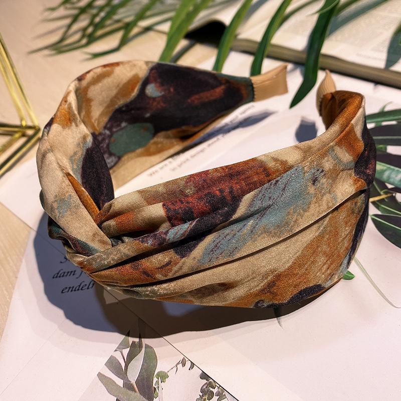 Tie-Dye Printed Headband - Vin - Silk Painting Dye recension och pris