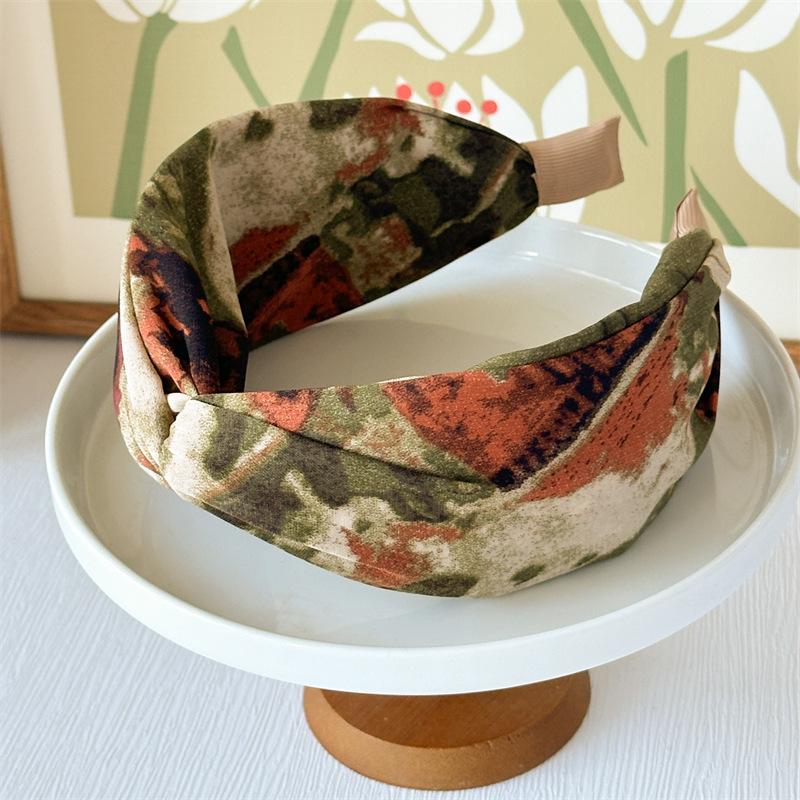 Tie-Dye Printed Headband - Vin - Silk Painting Dye recension och pris