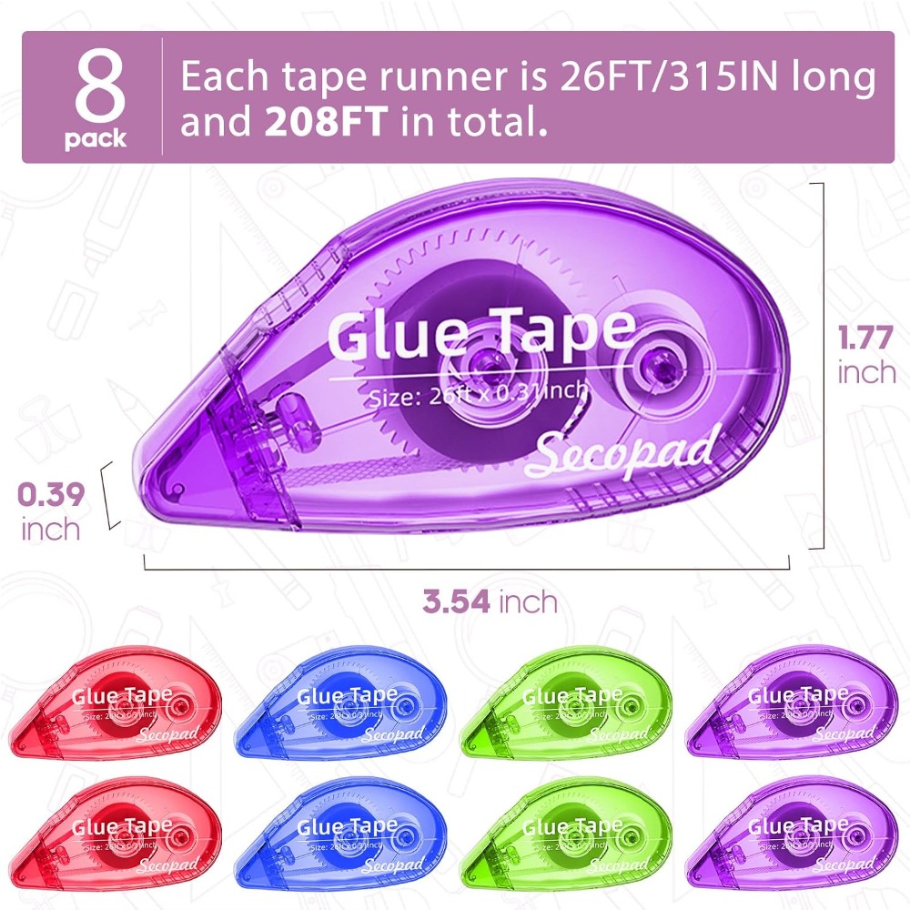 Double Sided Adhesive Tape Rol - School Of Art X Craft recension och pris