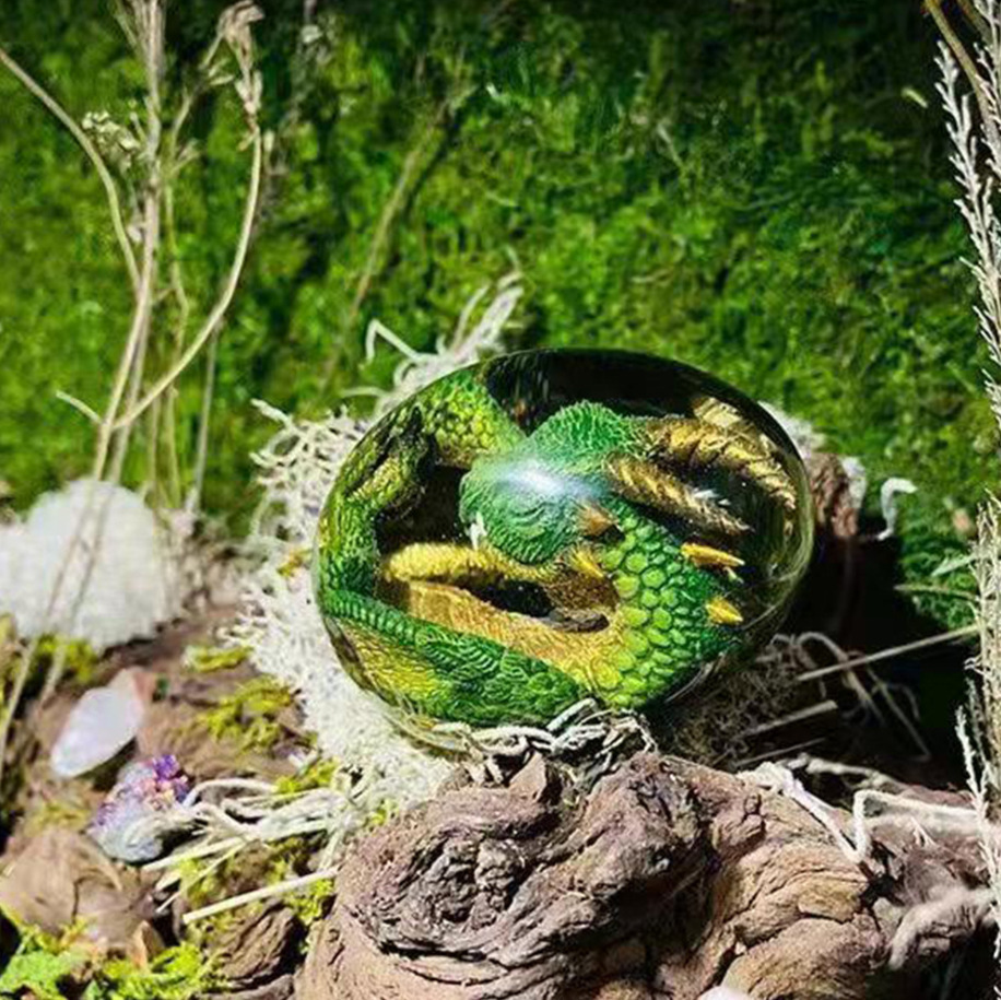 Lava Dragon Egg Statue With St - Art Craft Easter recension och pris