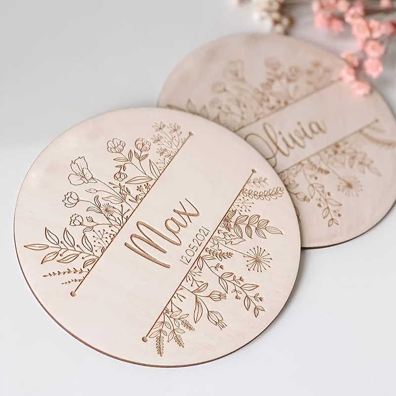 Personalized Floral Engraved N - Art Craft Christmas recension och pris