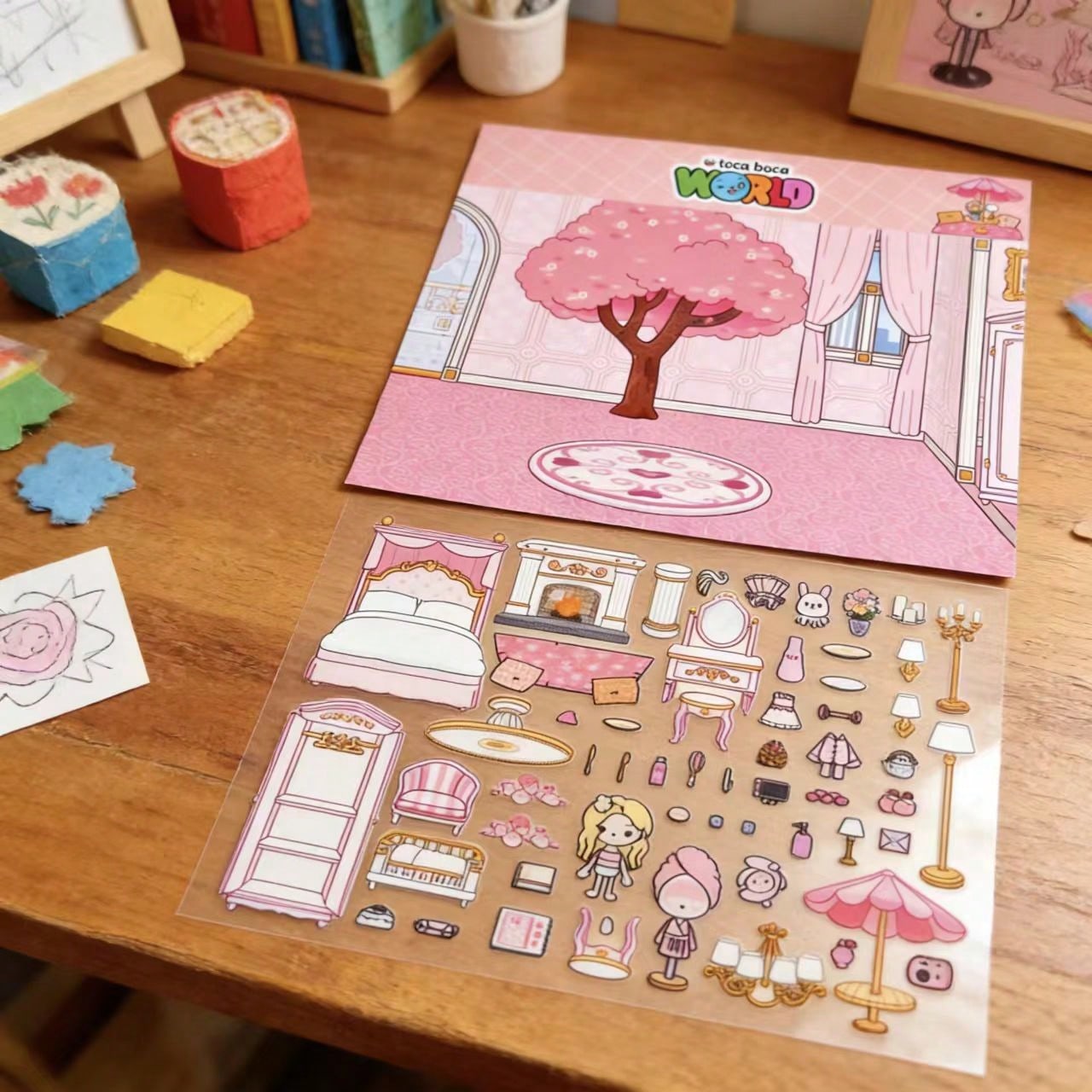Pink Sakura Tree Hotel Room DI - Art Craft For 3 Year Old recension och pris