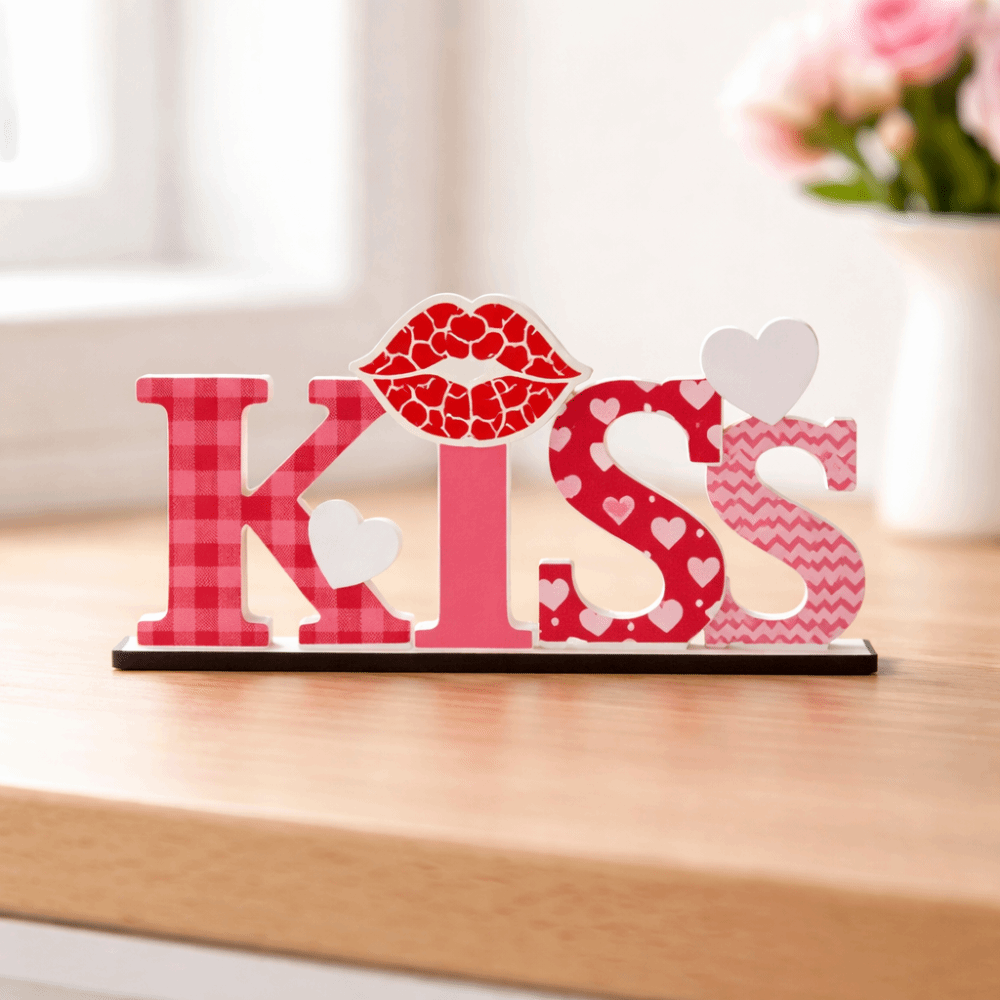 LOVE KISS Love Wood Knot Ornam - Art And Craft Valentine recension och pris