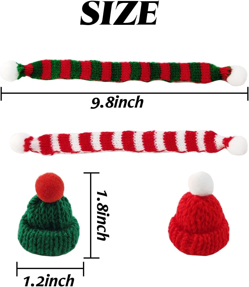 32PCS Mini Knit Hat Mini Chris - Art Craft Christmas Tree recension och pris