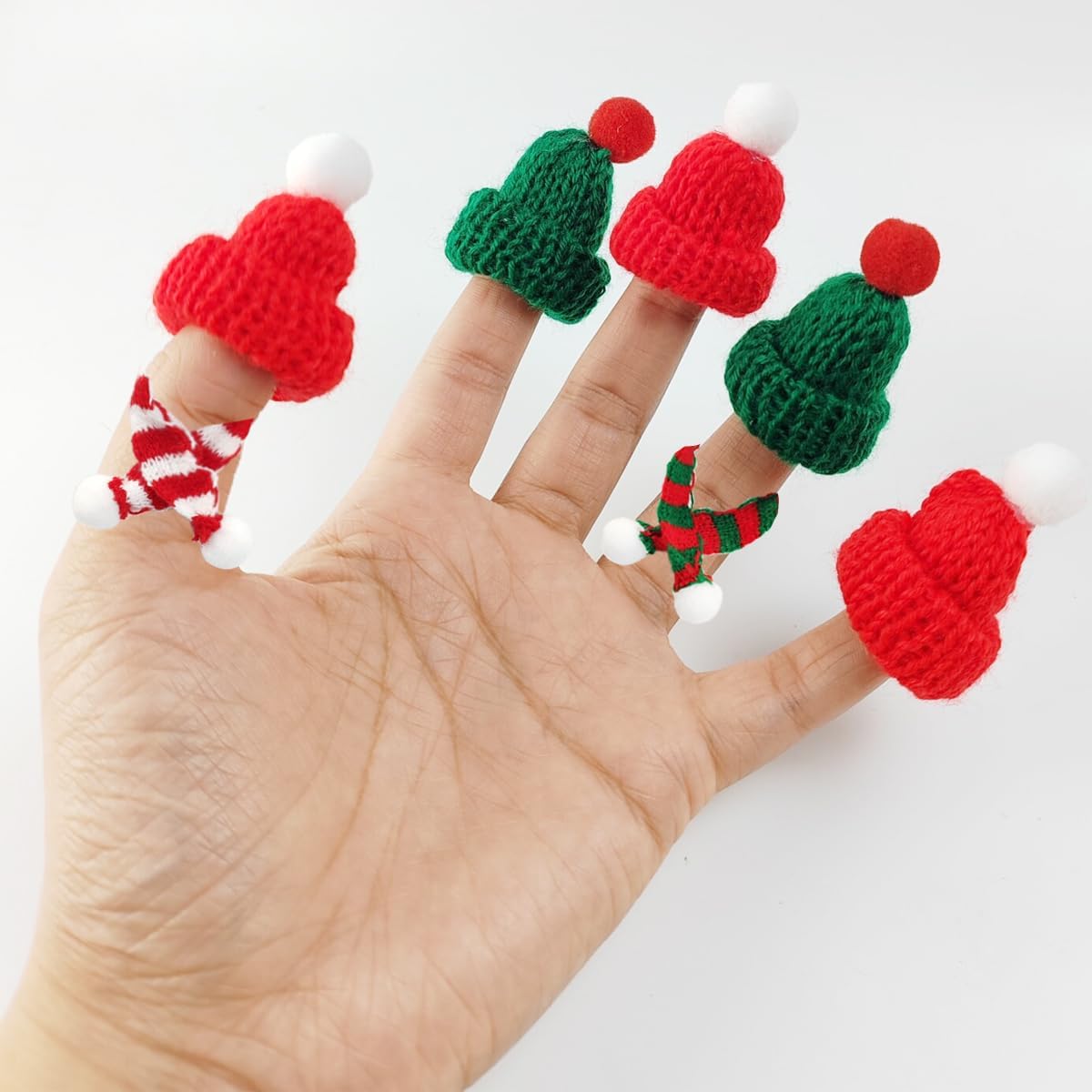 32PCS Mini Knit Hat Mini Chris - Art Craft Christmas Tree recension och pris
