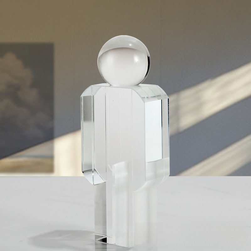 Modern Creative Crystal Robot  - Art Craft Robot recension och pris