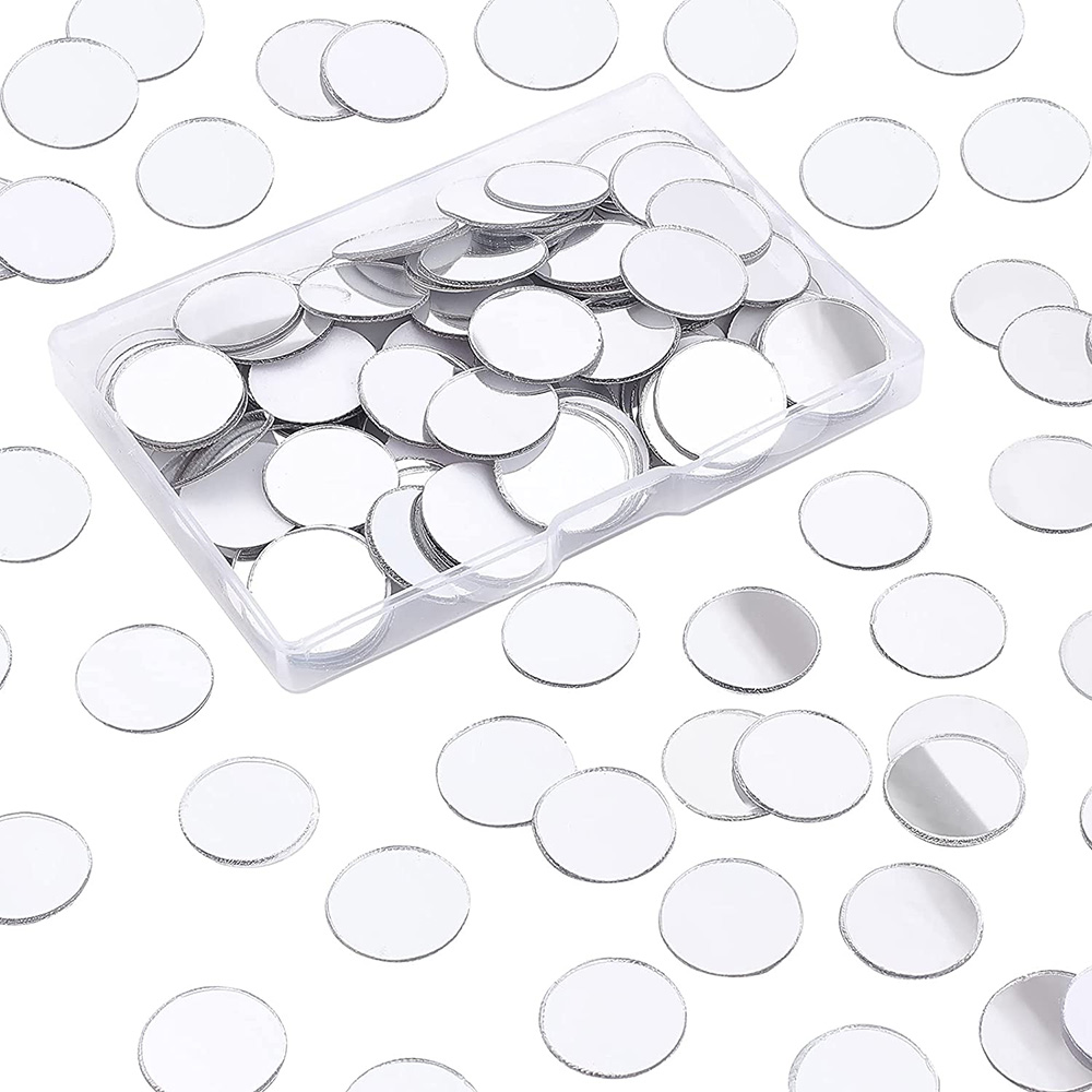 50PCS Round Mini Mosaic Tiles  - Art Craft Mirror recension och pris