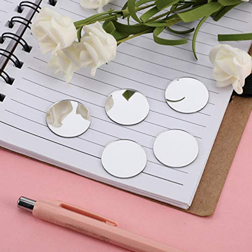 50PCS Round Mini Mosaic Tiles  - Art Craft Mirror recension och pris