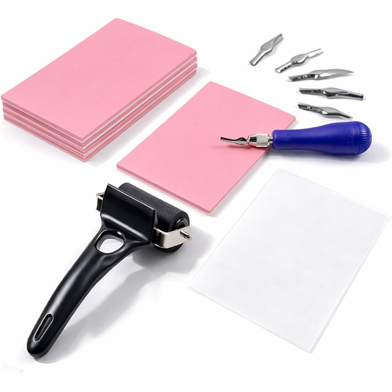 Fresh Linoleum For Printmaking - Linocut Carving Tool recension och pris