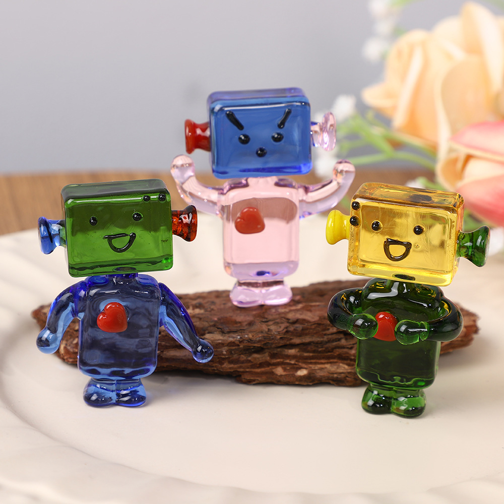 Glass Handmade Unique Robot Fi - Art Craft Robot recension och pris