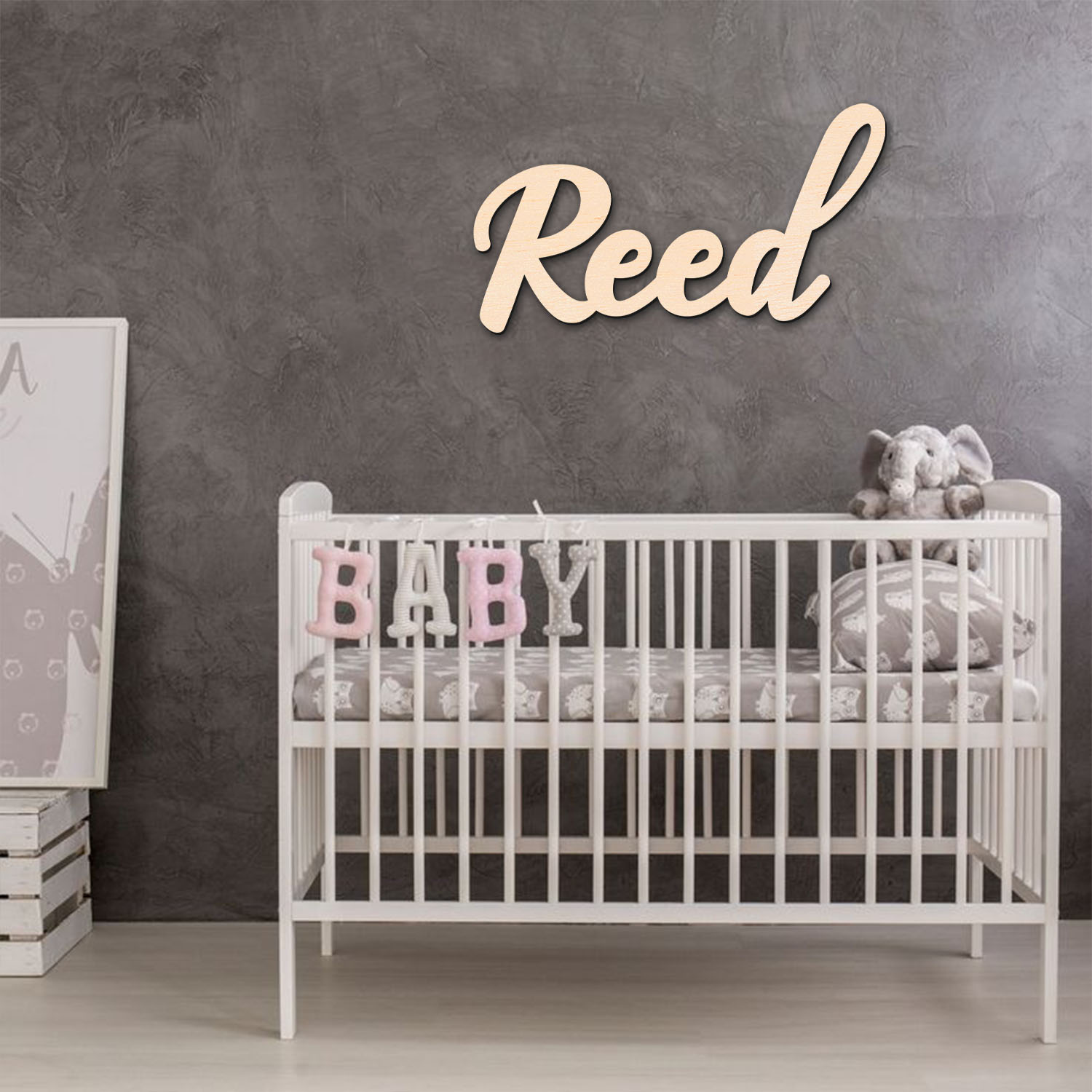 1pc personalized wooden surnam - Art Craft Christmas recension och pris