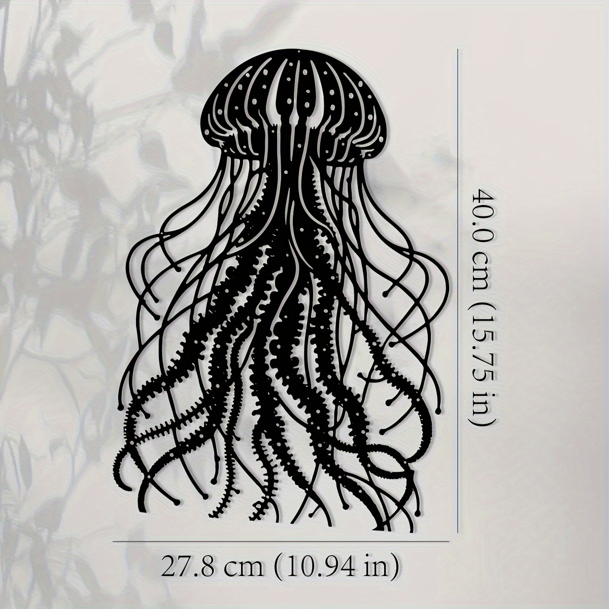 CIFBUY Metal Wall Art Jellyfis - Art Craft Jellyfish recension och pris