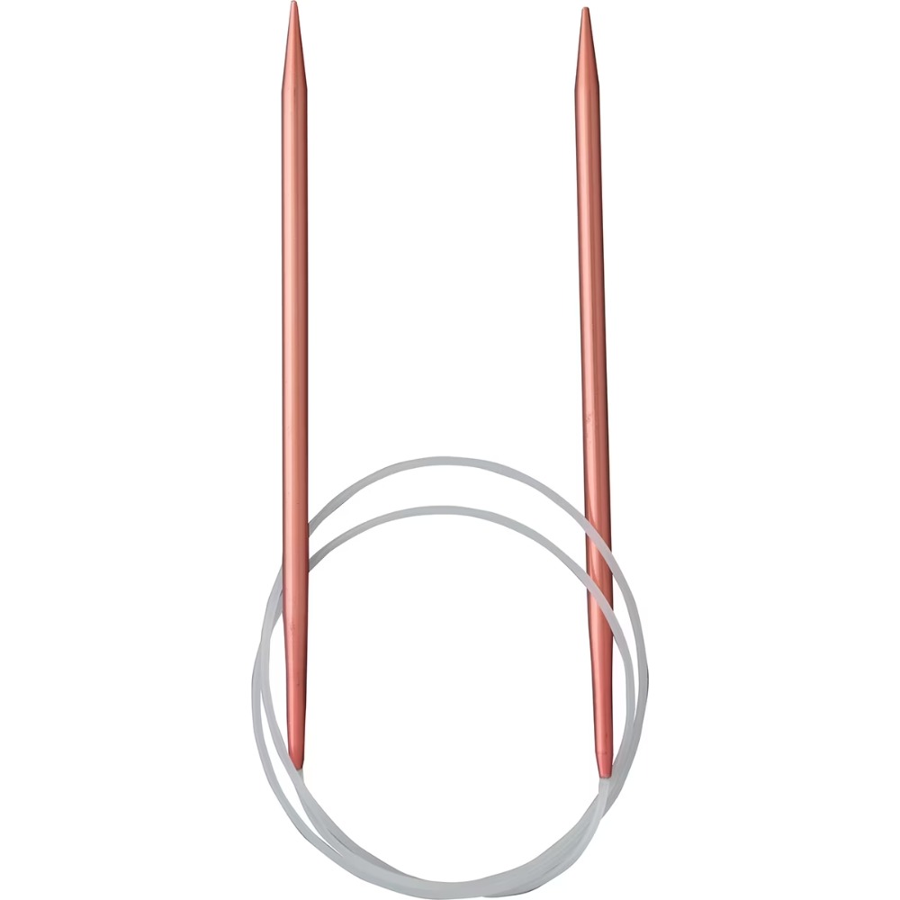 29in Orange Anodized Aluminum  - Knitting Needle Circular recension och pris