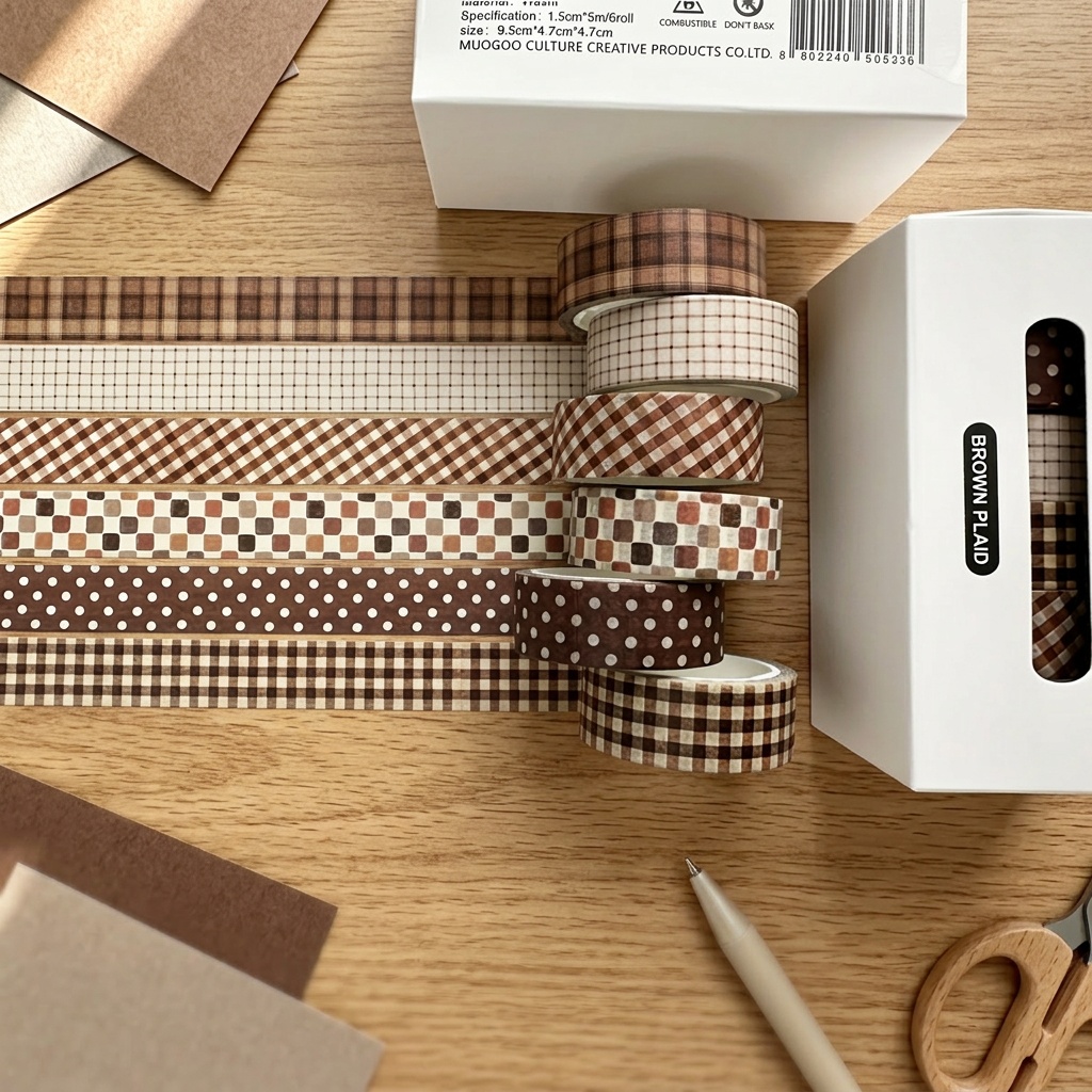 Washi Tape Set, 6 Rolls, Assor - Art Craft Journal recension och pris