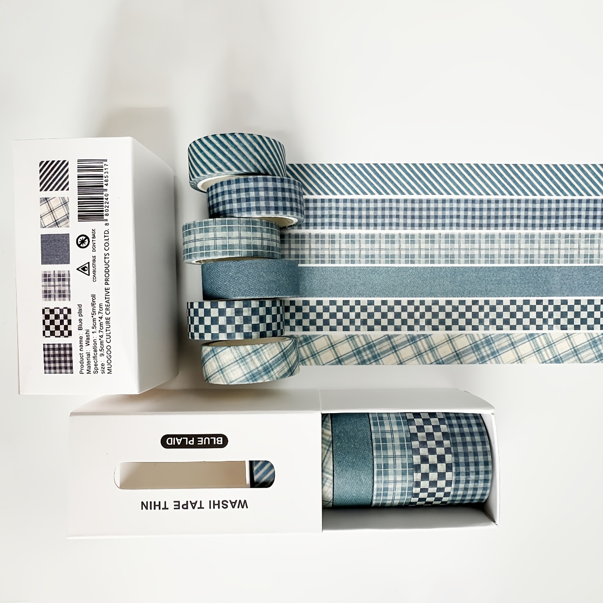 Washi Tape Set, 6 Rolls, Assor - Art Craft Journal recension och pris