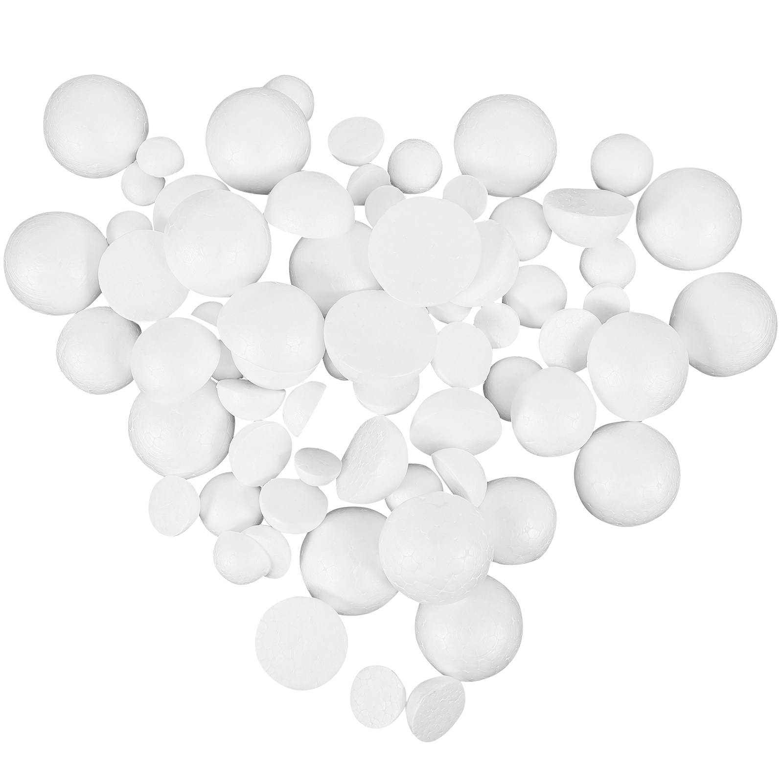 150Pcs Semi Circle Foams Balls - Art And Craft For Xmas recension och pris