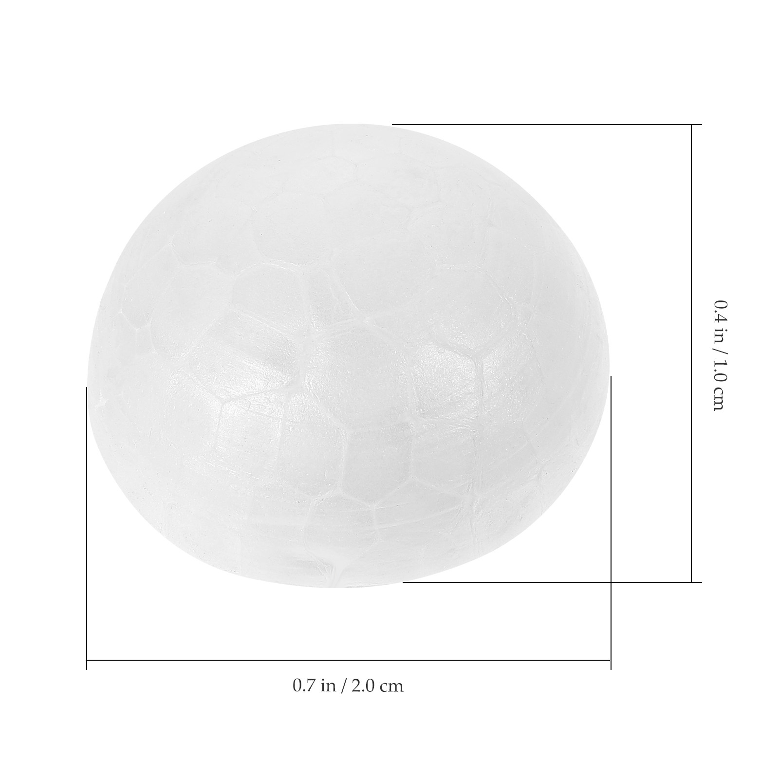 150Pcs Semi Circle Foams Balls - Art And Craft For Xmas recension och pris