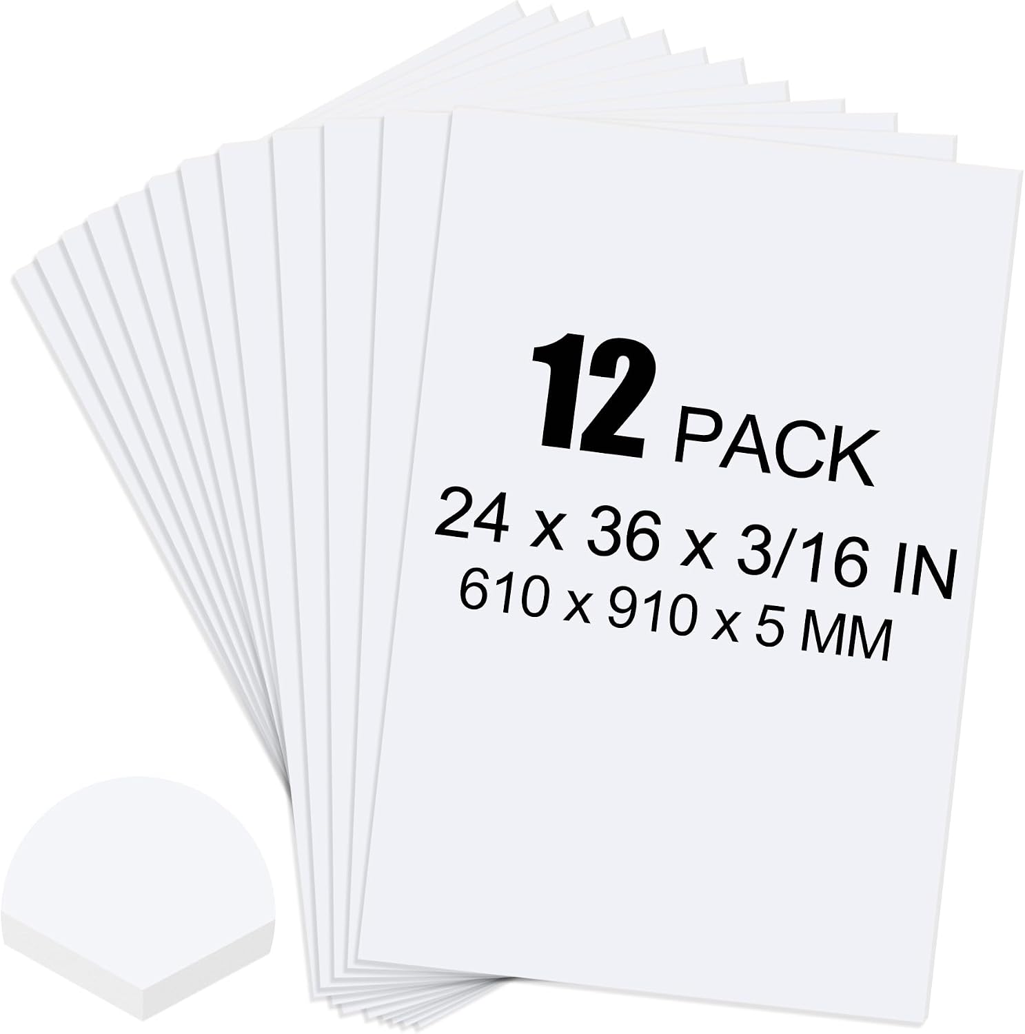 12 Pack White Foam Board, 24 x - School Of Art X Craft recension och pris