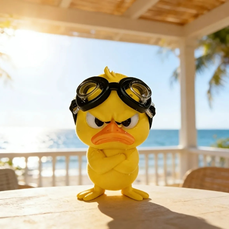 1PC Angry Hug Duck Figurine Wi - Art Craft Duck recension och pris
