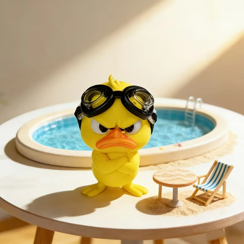 1PC Angry Hug Duck Figurine Wi - Art Craft Duck recension och pris