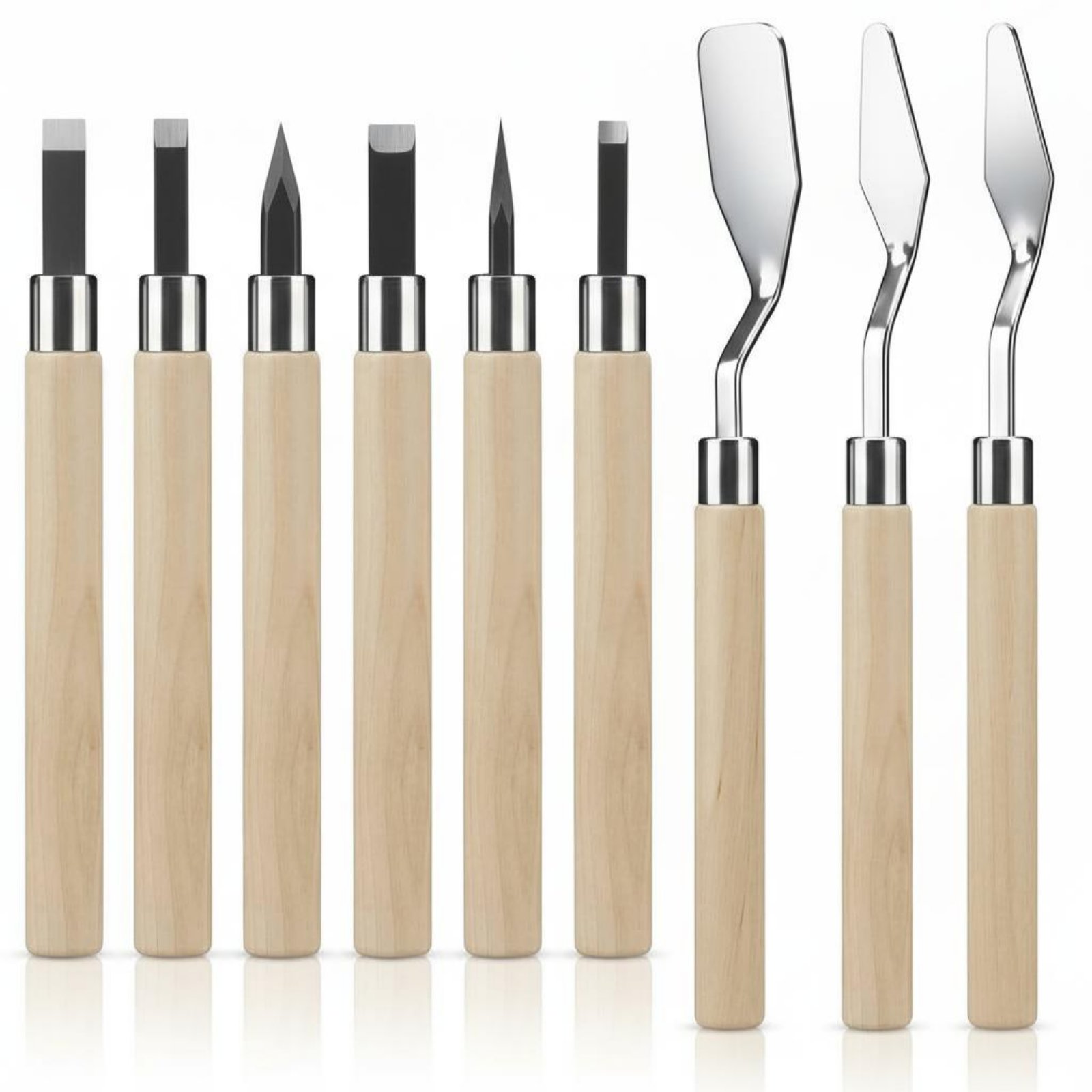 9 Pieces Linoleum Carving Kit  - Linocut Carving Tool recension och pris