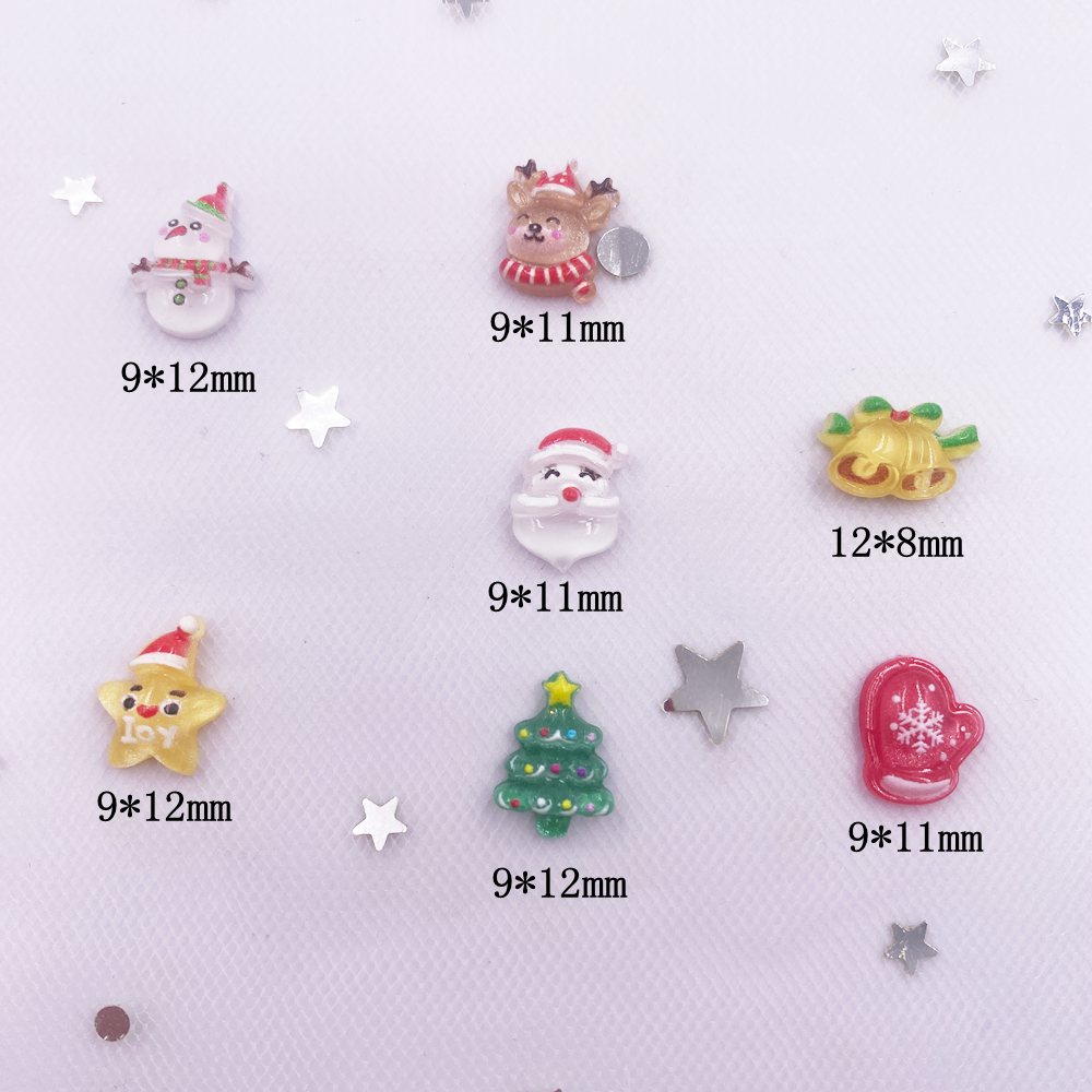 50pcs Resin Mini Colorful Chri - Art Craft Christmas Tree recension och pris